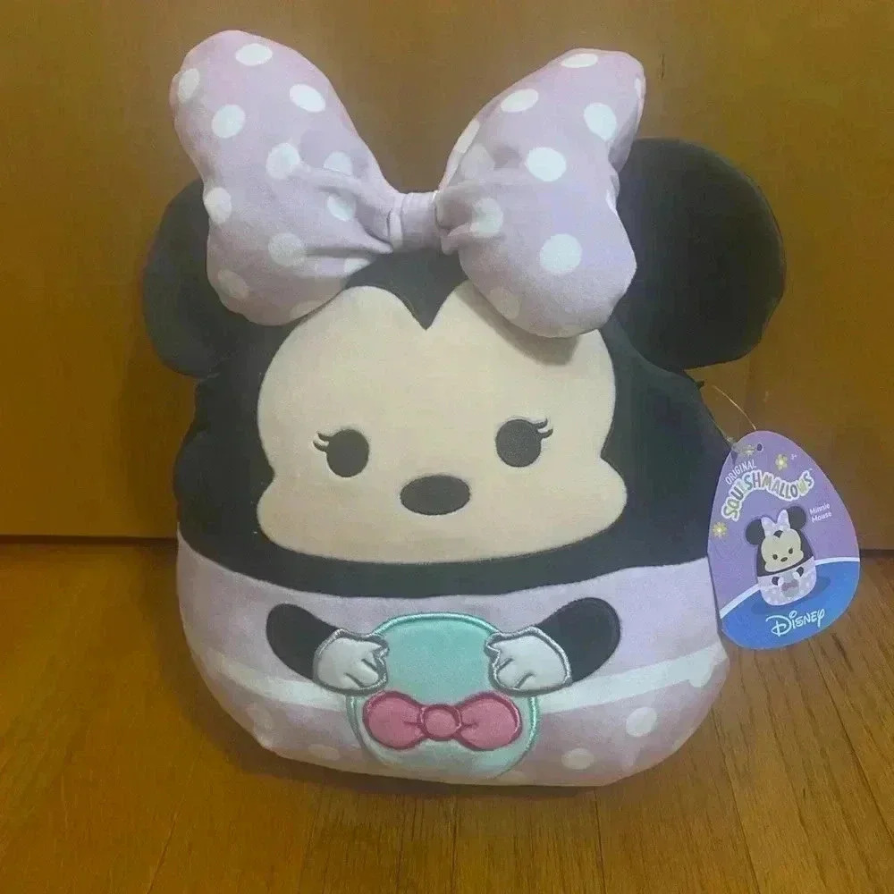 Squishmallows Disney Minnie Mouse Holding Easter Egg 10 inch NWT